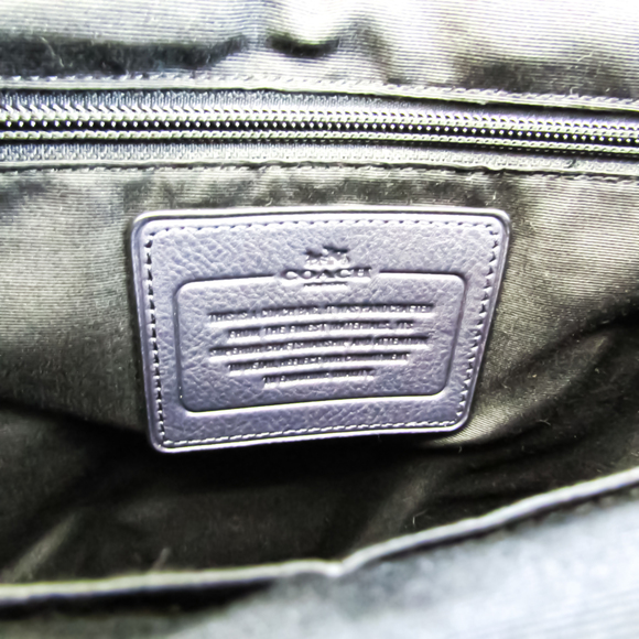 Coach Hawaiian F72083 Unisex Leather,Canvas Backpack Beige,Gray,Navy - Picture 9 of 10